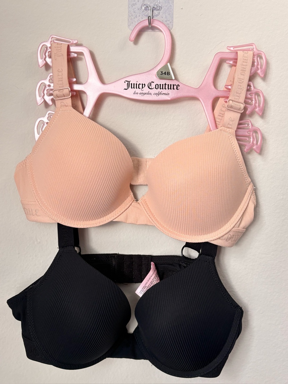 Juicy Couture Bras 💝 Bundle black and beige set of 2